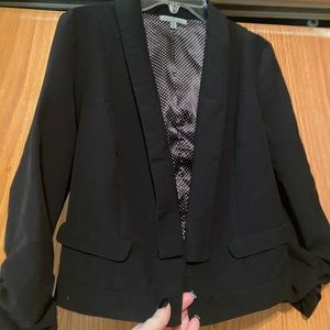 Cute shorter blazer. Black. Charlotte Russe